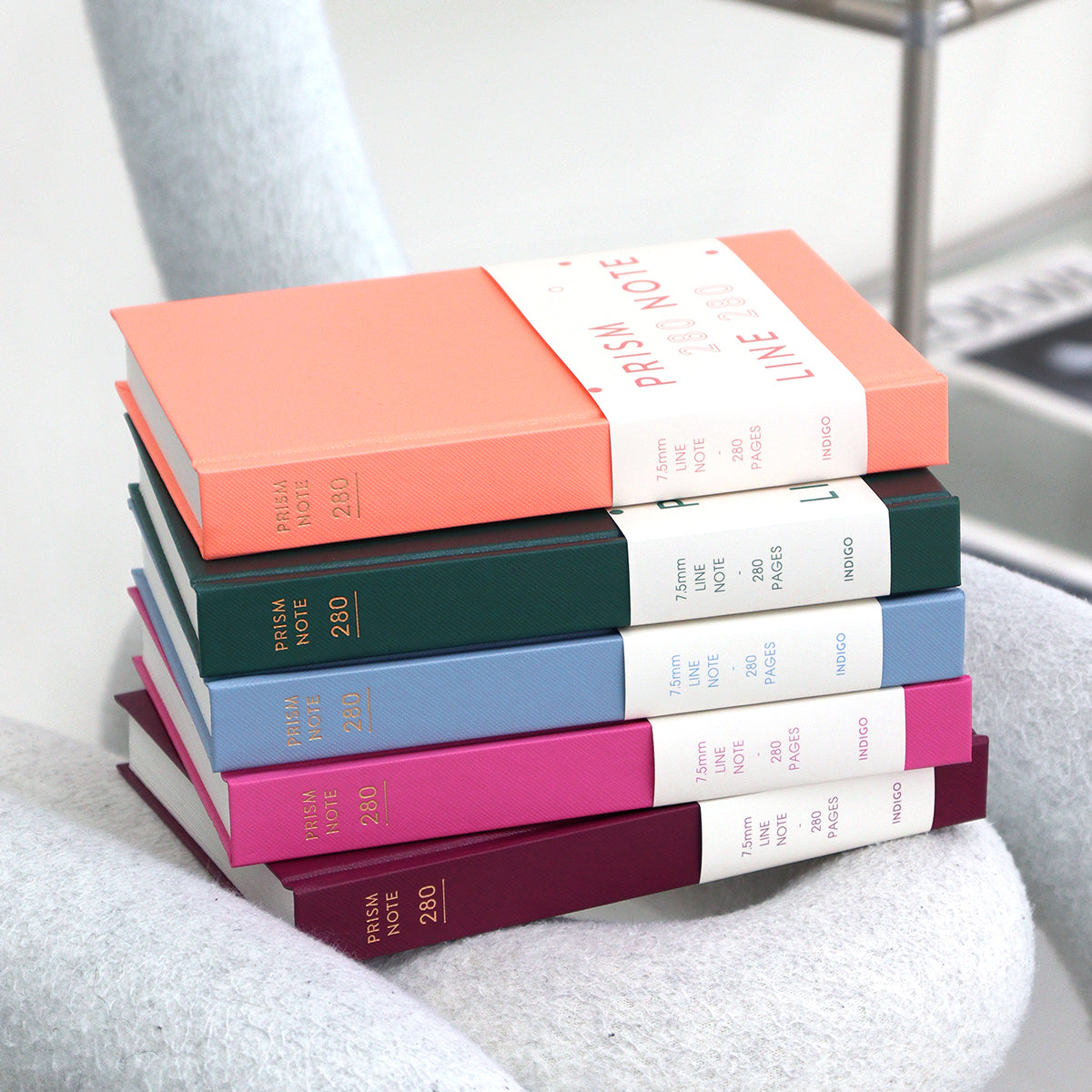 INDIGO Prism 280 line hardcover note (24edition) 韓国文具 プリズム