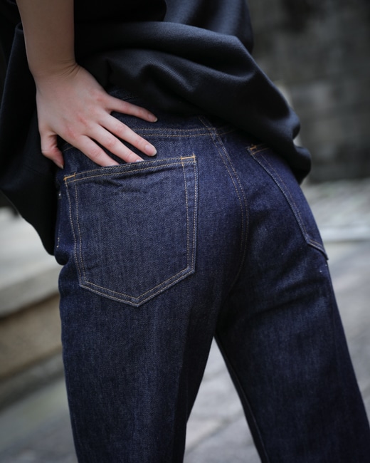 AURALEE Hard Twist Denim 5P Pants [Indigo]