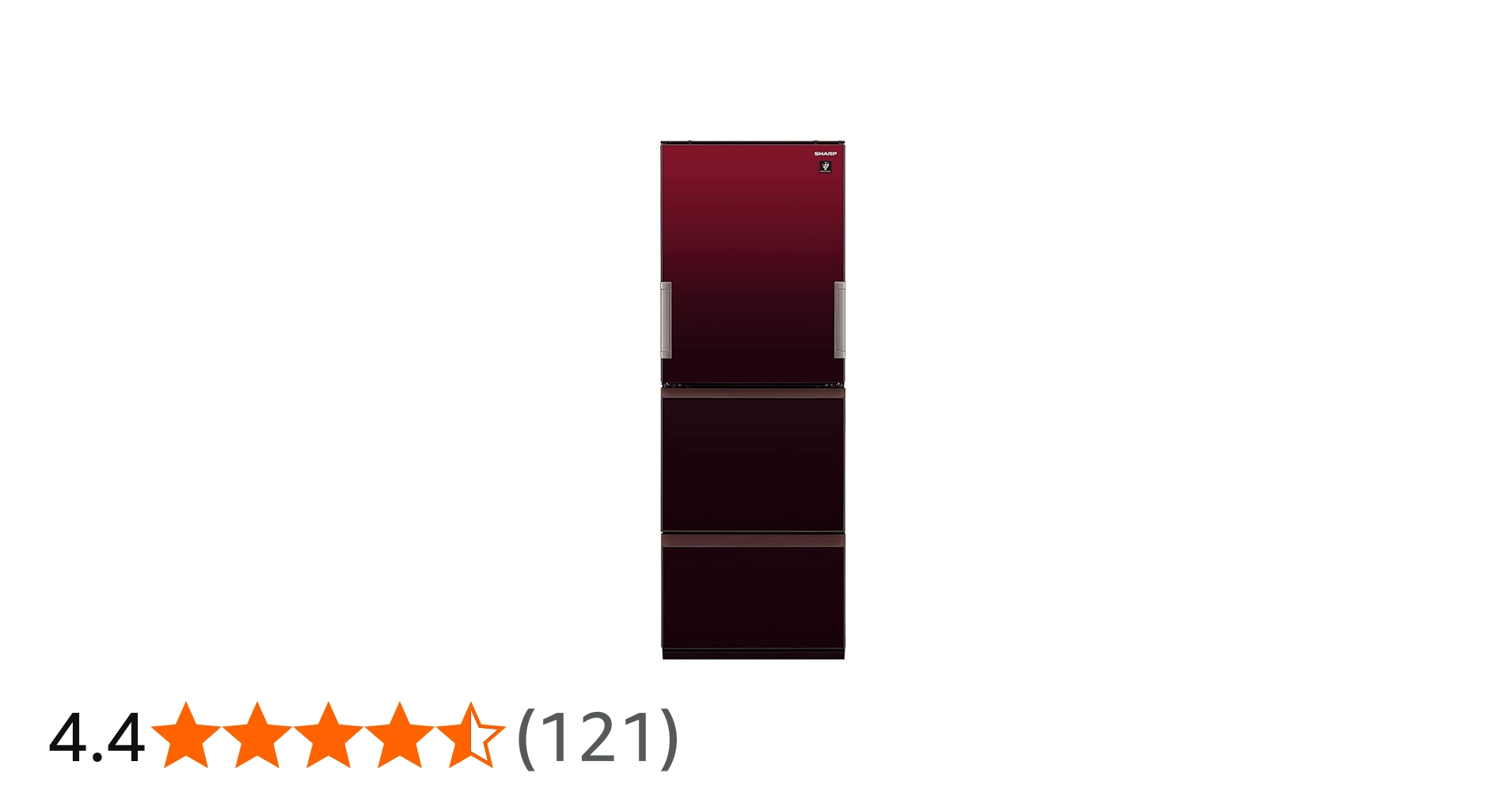 Amazon | シャープ SHARP 冷蔵庫 SJ-GW35J-R プラズマクラスター(幅