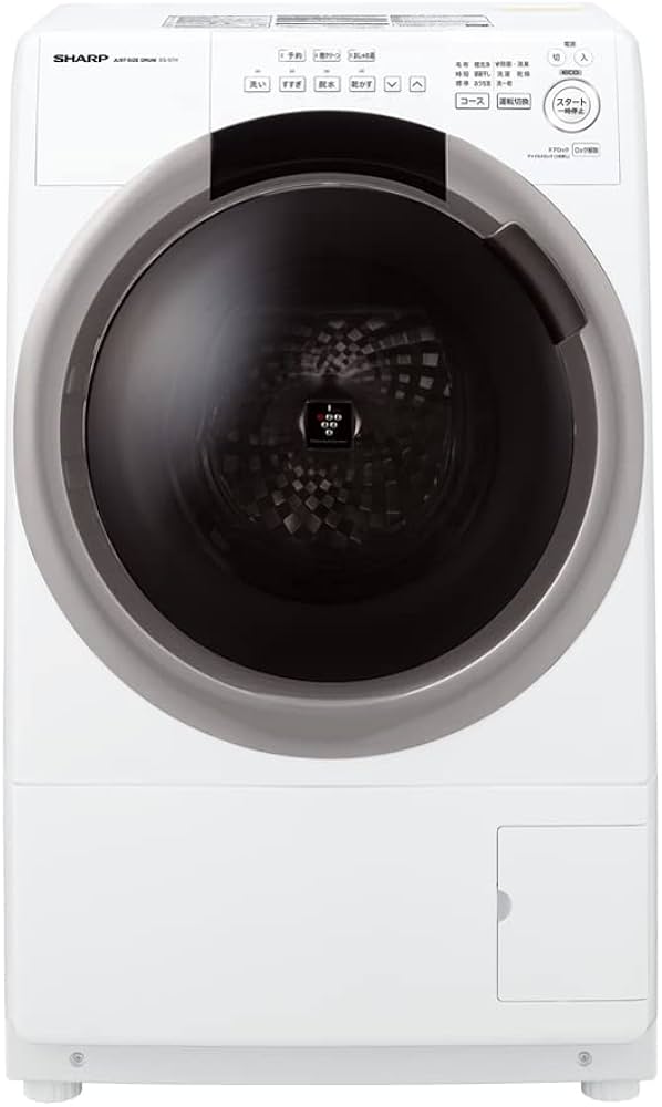 Amazon | シャープ ドラム式 洗濯乾燥機 洗濯7kg/乾燥3.5kg ES-S7H-CL