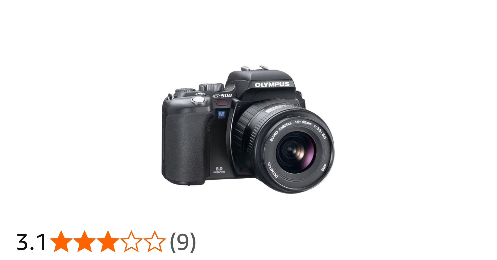 Amazon | OLYMPUS デジタル一眼レフカメラ E-500 ブラック レンズ