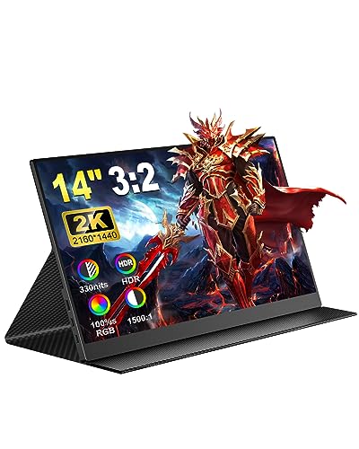 Amazon.co.jp: モバイルモニター CNBANAN 14インチ 2K解像度