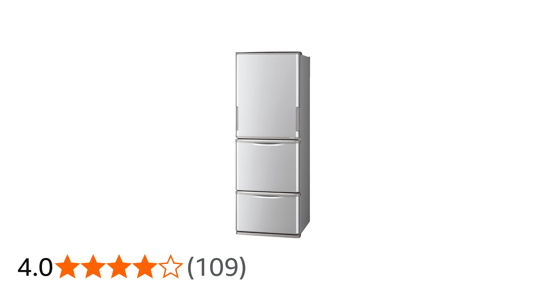 SHARP（シャープ） 冷蔵庫 SJ-W356J-S 350L 2022年製 シャープ SJ