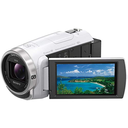 Amazon | SONY(ソニー) ビデオカメラ Handycam HDR-CX680 ホワイト