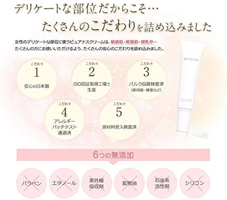 Amazon | 【陥没乳首・へん平乳首 ケアクリーム】Purenas（ピュアナス