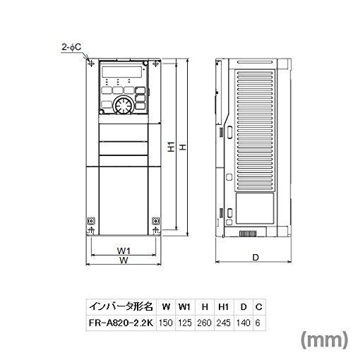 Amazon.co.jp: 三菱電機 FR-A820-2.2K-1(旧型番:FR-A820-2.2K