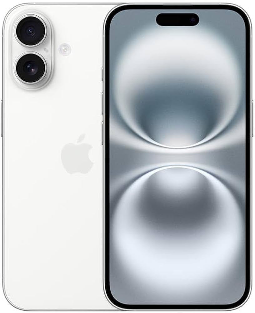 Amazon.com: Apple iPhone 16, US Version, 128GB, White - Unlocked