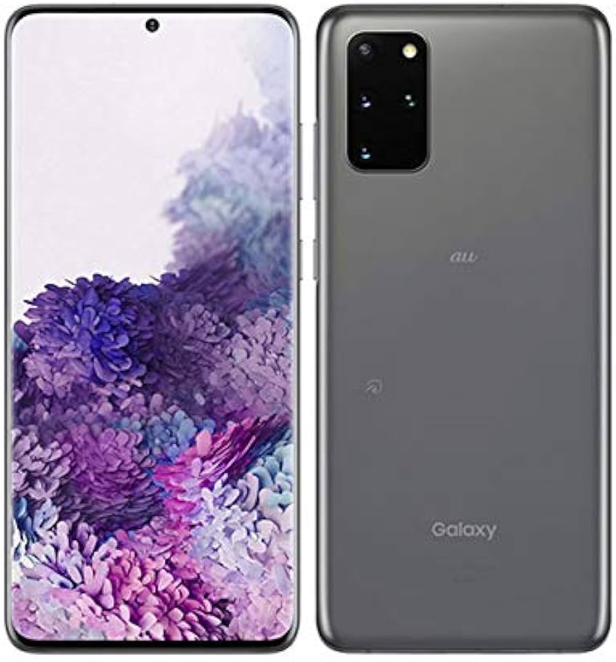 Amazon.co.jp: au Galaxy S20+ 5G SCG02 SIM Unlocked Cosmic Gray