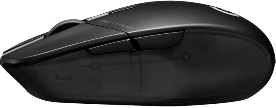 Logitech G Mouse para jogos sem fio 303 Shroud Edition