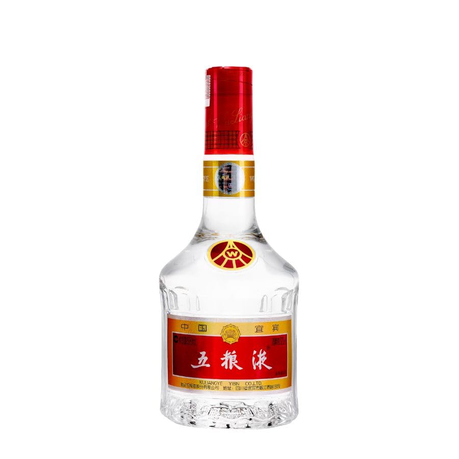 Amazon.co.jp: 五粮液 2本 500ml アルコール52度 箱付 中国酒 白酒 濃