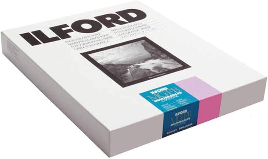 Amazon | ILFORD 白黒印画紙 MGFB CLASSIC 1K 5X7 大カビネ 100枚