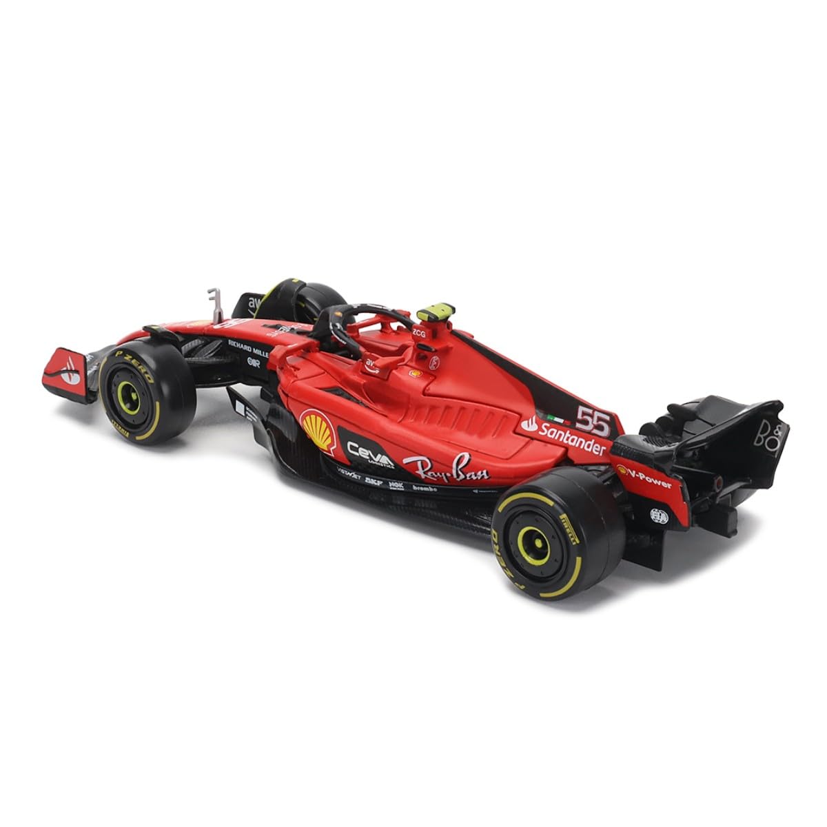 Amazon.com: HTLNUZD 2023 1/43 SF23#55 Racing Model Car for F1