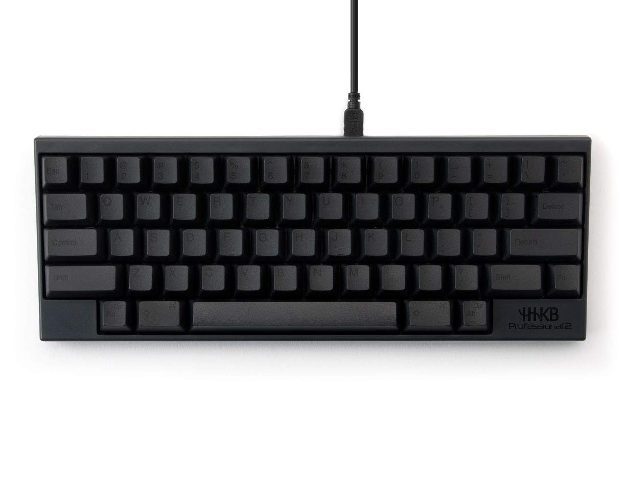 Happy Hacking Keyboard Professional2 (Compact, Charcoal, Printed