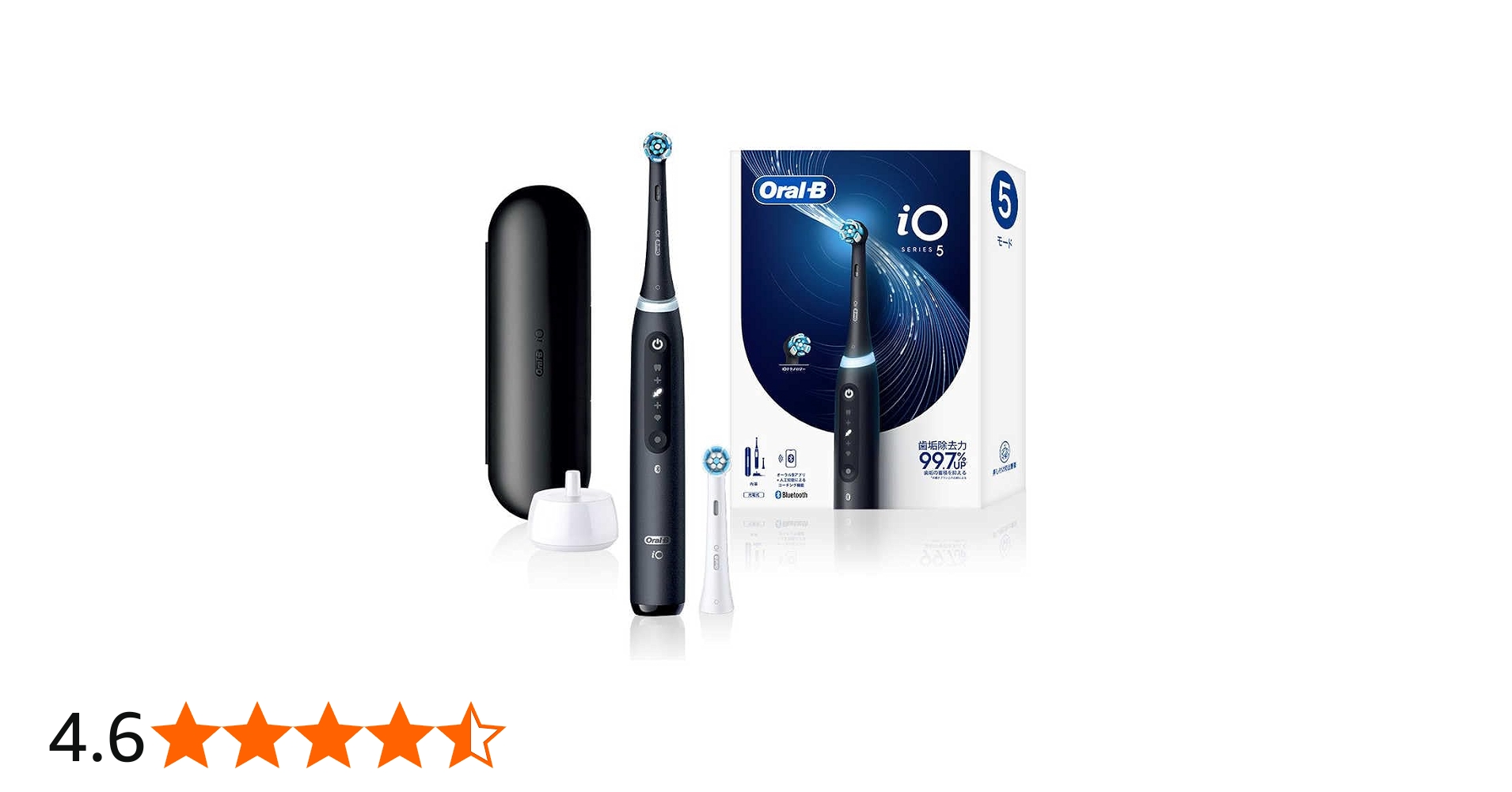 Amazon.co.jp: 電動歯ブラシ iOシリーズ iO5 マットブラック ブラウン