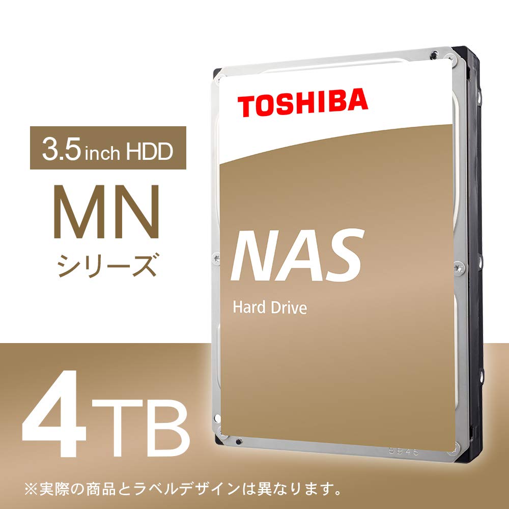 Amazon | 東芝内蔵HDD 3.5インチ 4TB NASモデル MN04ACA400 24時間稼働
