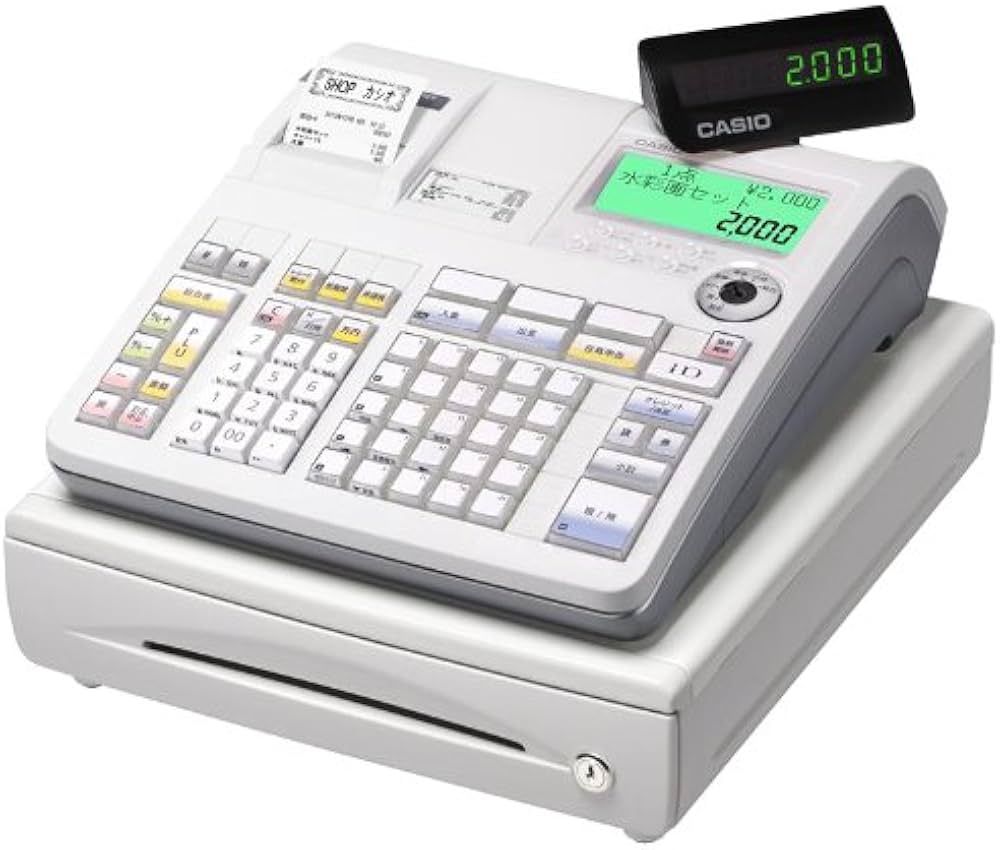 Amazon | カシオ レジスター 25部門 ネットレジ 小型ドロア 分離型 NM