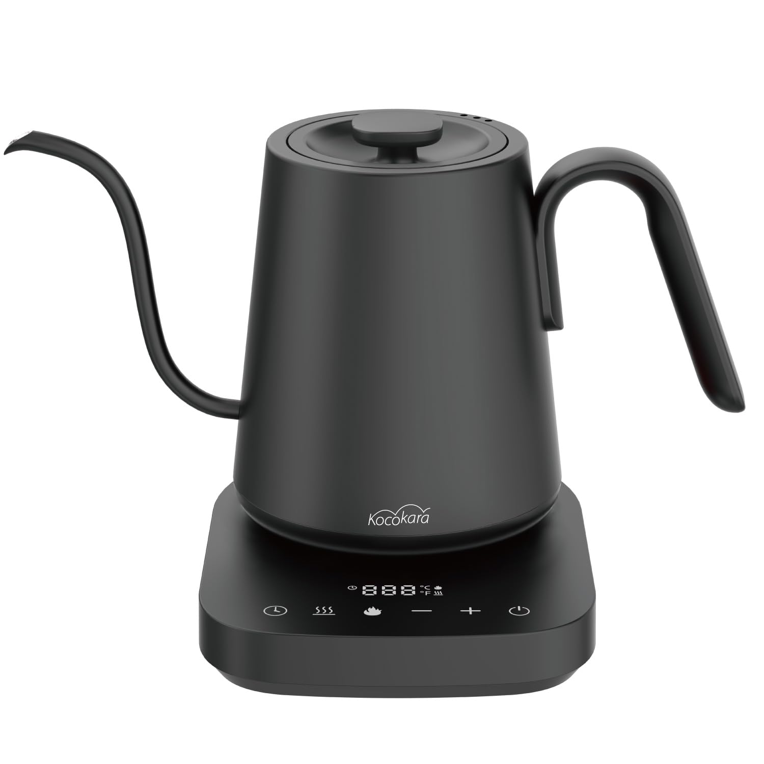 Amazon | Kocokara 電気ケトル ドリップケトル 0.8L 1200W 沸騰ボタン