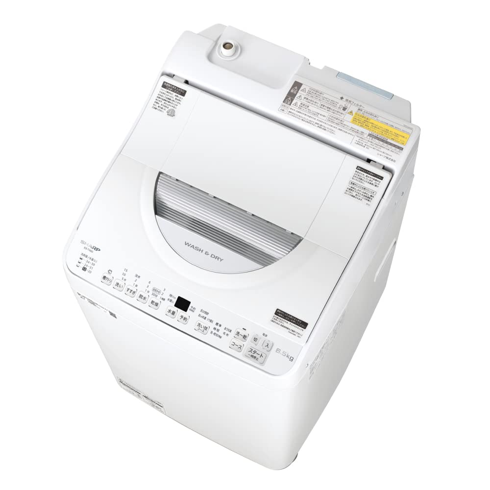 Amazon | シャープ(SHARP) タテ型 洗濯乾燥機 ES-TX6G-S 幅56.5cm