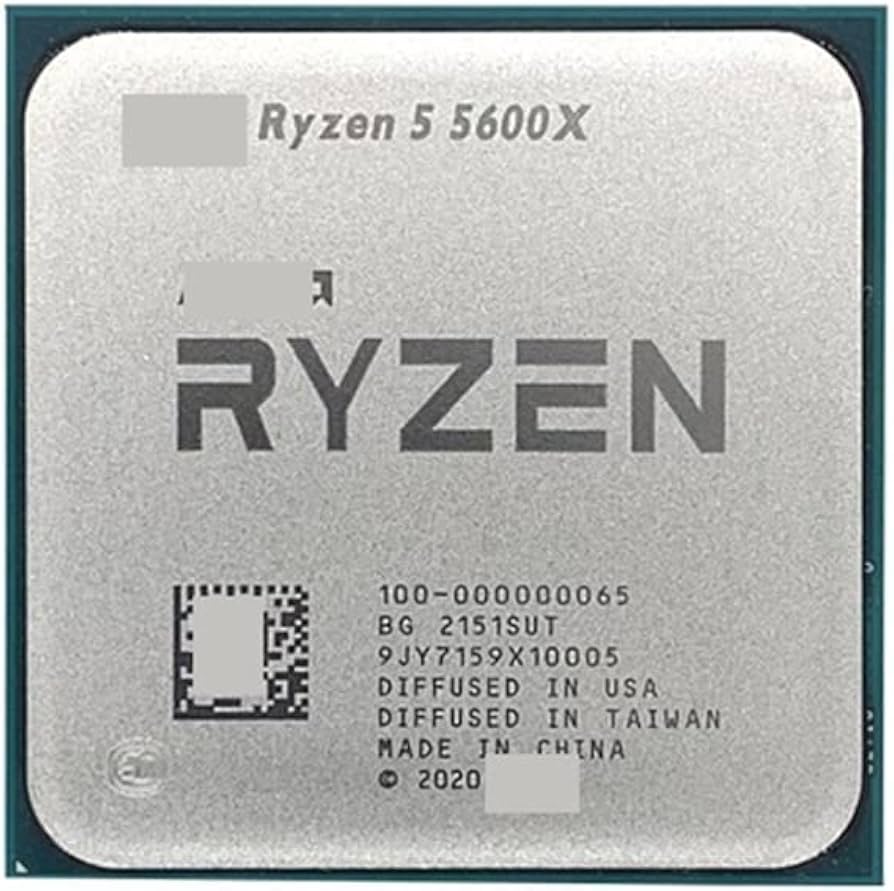 Amazon.com: EWKYLSEM CPU R 5 5600X R5 5600X 3.7 GHz Six-Core