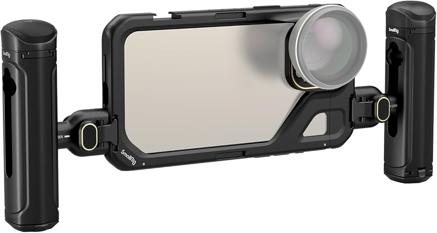 Amazon.com: SmallRig Dual Handheld Phone Cage Kit for iPhone 15