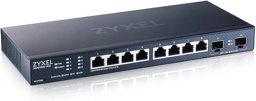 Amazon.com: Zyxel 8-Port Gigabit Switch | 2.5Gb Cloud/Smart