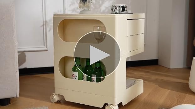 Amazon.co.jp: ボビーワゴン レプリカ 回転式手押し車 2段 3段 収納