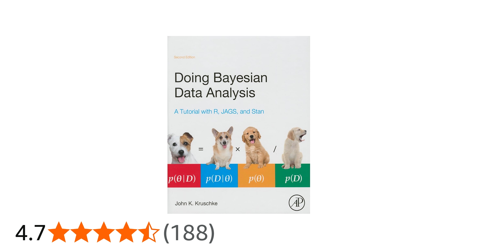 Amazon | Doing Bayesian Data Analysis: A Tutorial with R, JAGS