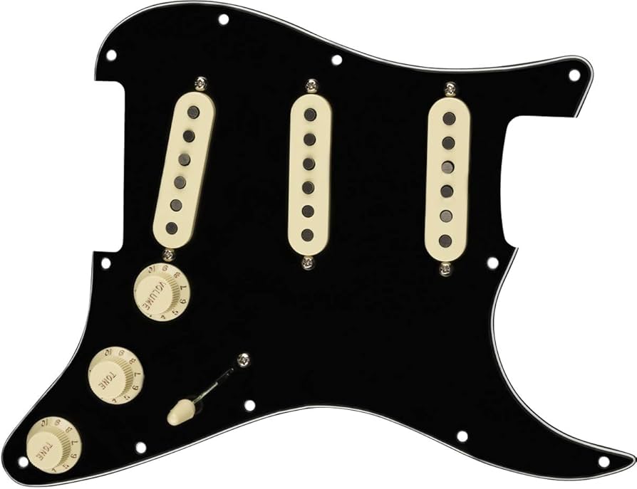 Amazon | Fender フェンダー ◇ Pre-Wired Strat Pickguard, Tex-Mex