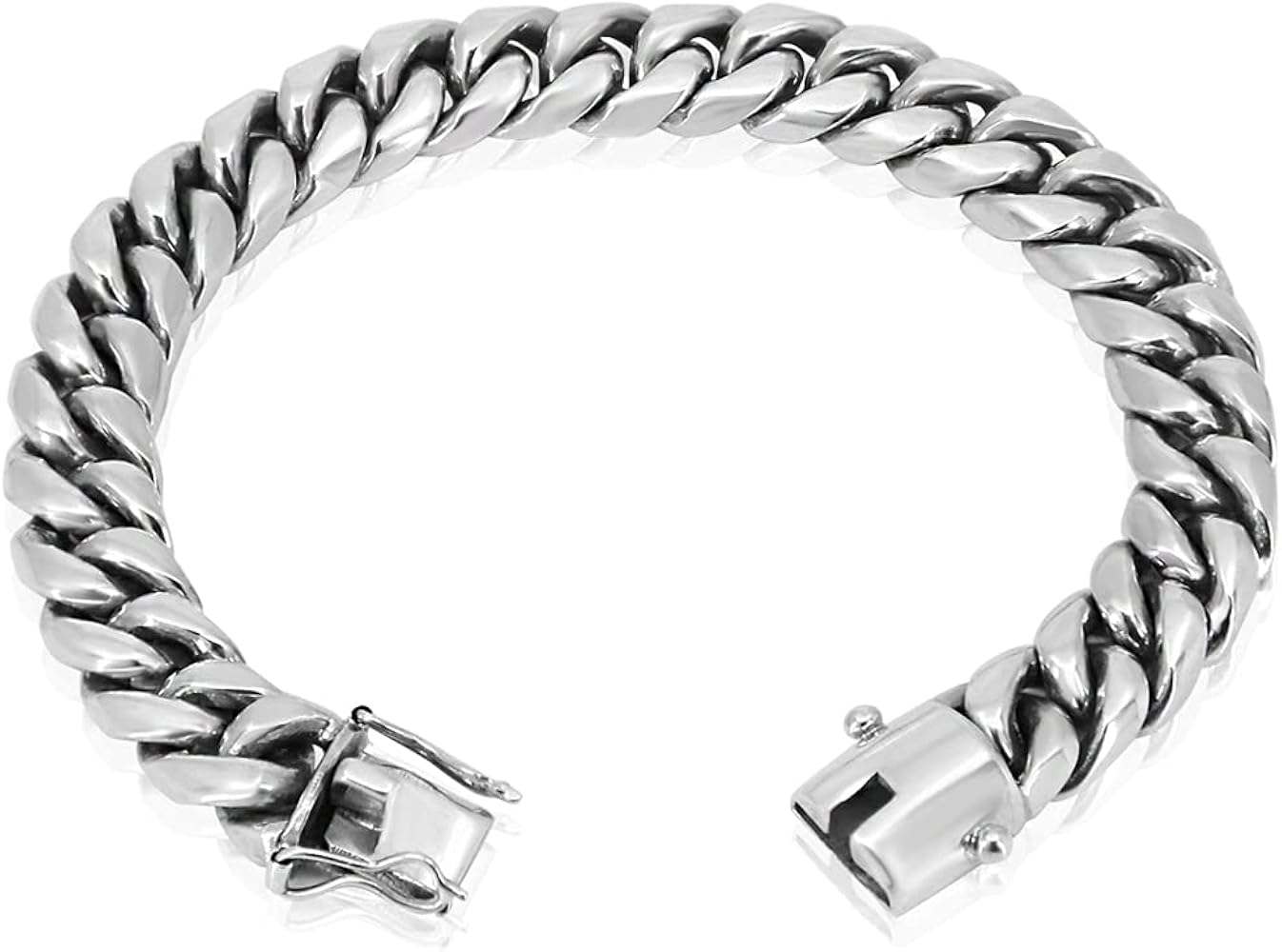 Amazon.com: VY JEWELRY HEAVY DUTY Solid 925 Sterling Silver 12MM