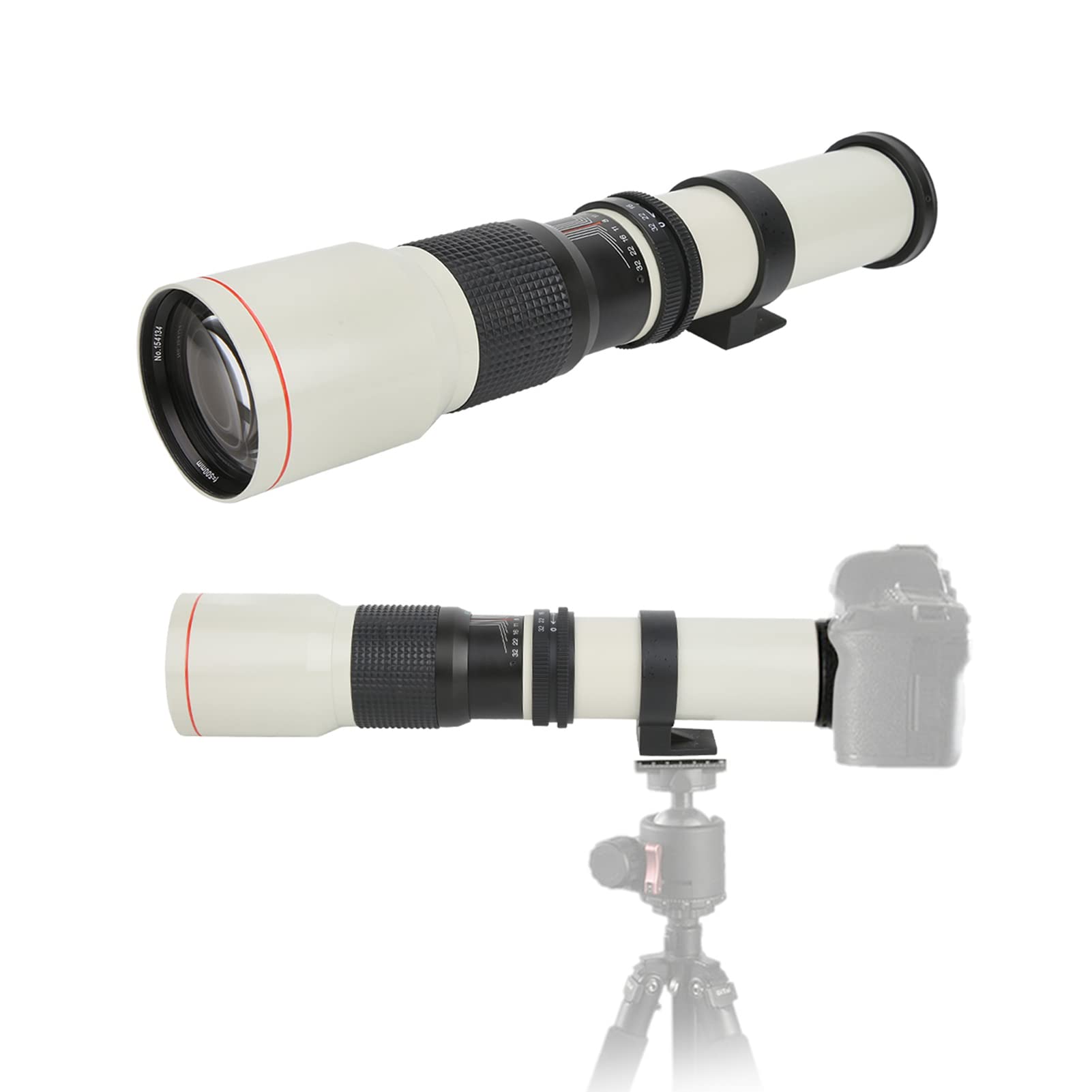Amazon | 500mm F8‑F32マニュアルフォーカス望遠レンズ 手動焦点超望遠
