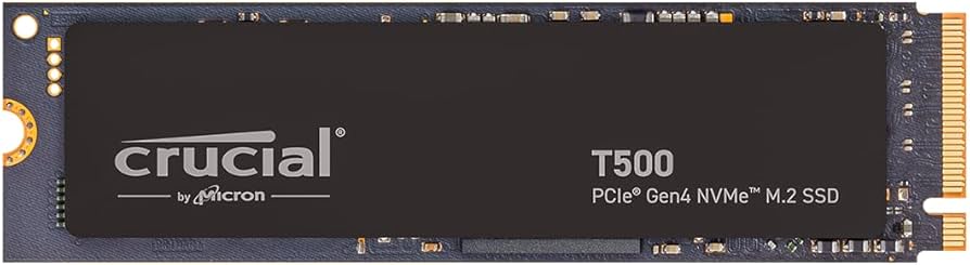 Amazon.com: Crucial T500 PCIe Gen4 NVMe 1TB SSD, Up to 7,300MB/s