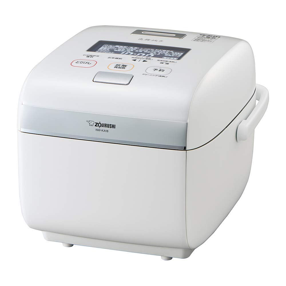 Amazon.co.jp: 象印 炊飯器 1升 圧力IH式 炎舞炊き ホワイト NW-KA18