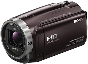 Amazon | SONY ビデオカメラHDR-CX675 32GB 光学30倍 ボルドーブラウン