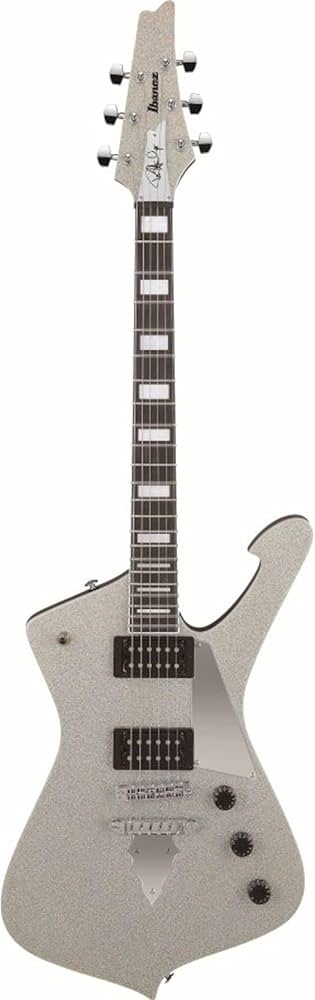 Amazon | Ibanez PS60 Paul Stanley シグネチャー シルバー スパークル