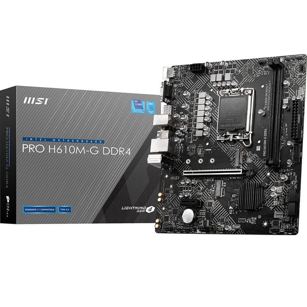 Amazon.com: MSI PRO H610M-G DDR4 Motherboard (12th/13th/14th Gen