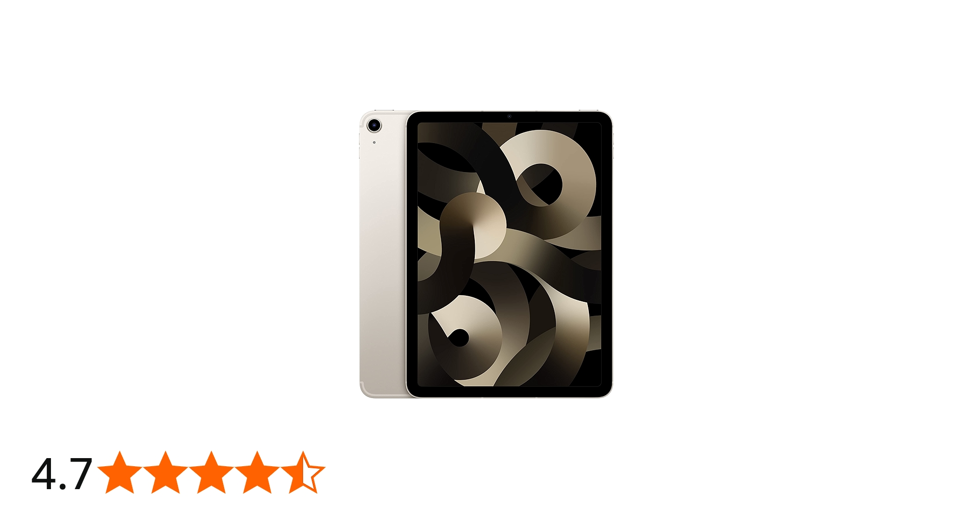 Amazon | 2022 Apple iPad Air (Wi-Fi, 64GB) - スターライト (第5世代