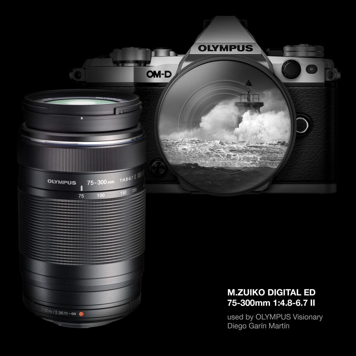 Amazon.co.jp: Olympus M.Zuiko Digital - Telephoto zoom lens - 75