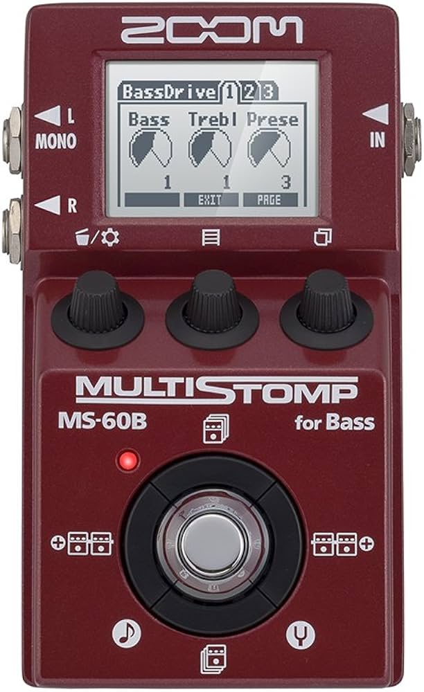 Amazon.co.jp: ZOOM 驚異のベース用マルチストンプ MS-60B : 楽器