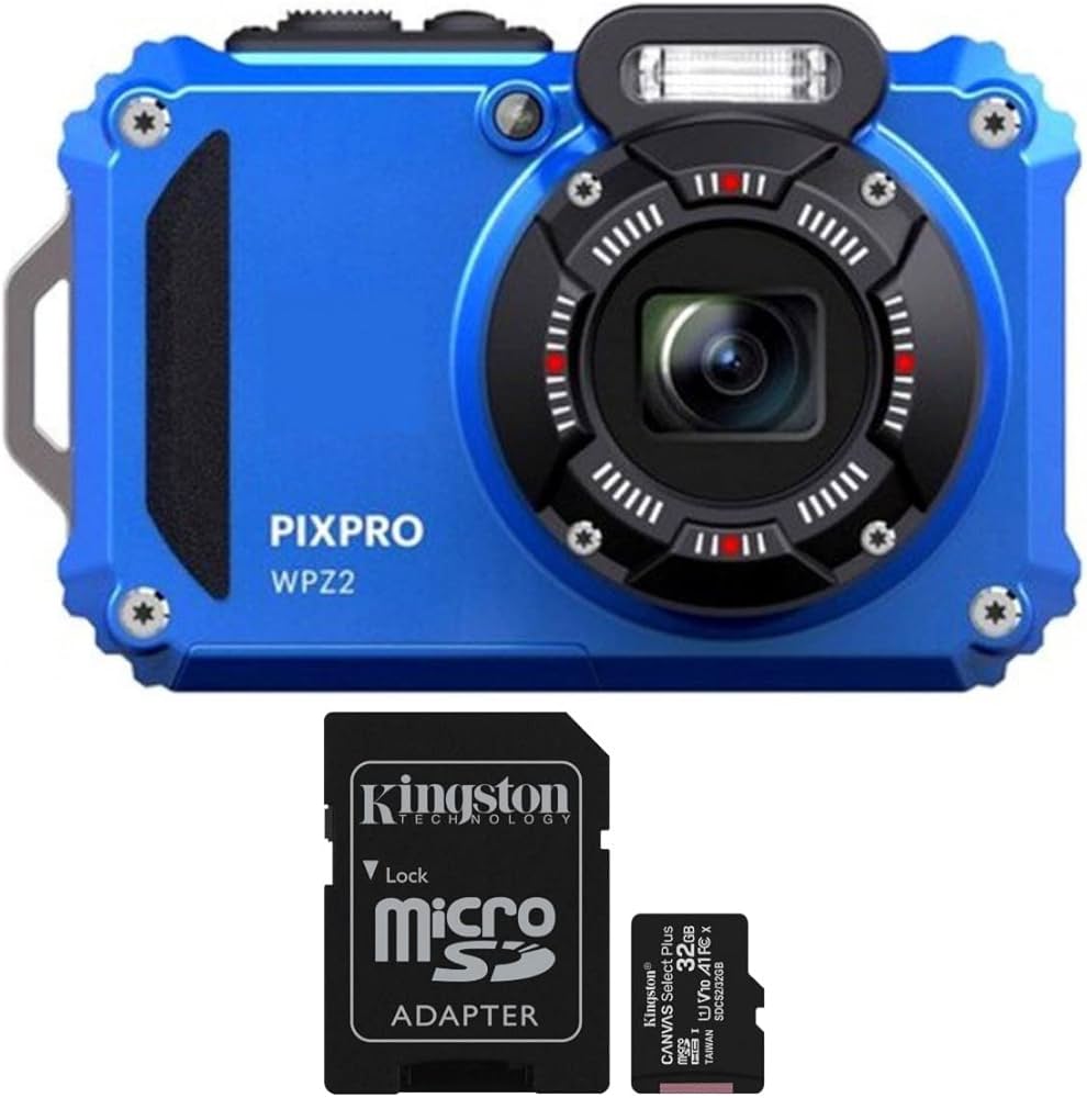 Amazon | Kodak PIXPRO WPZ2 頑丈な防水16MPデジタルカメラ 4倍光学