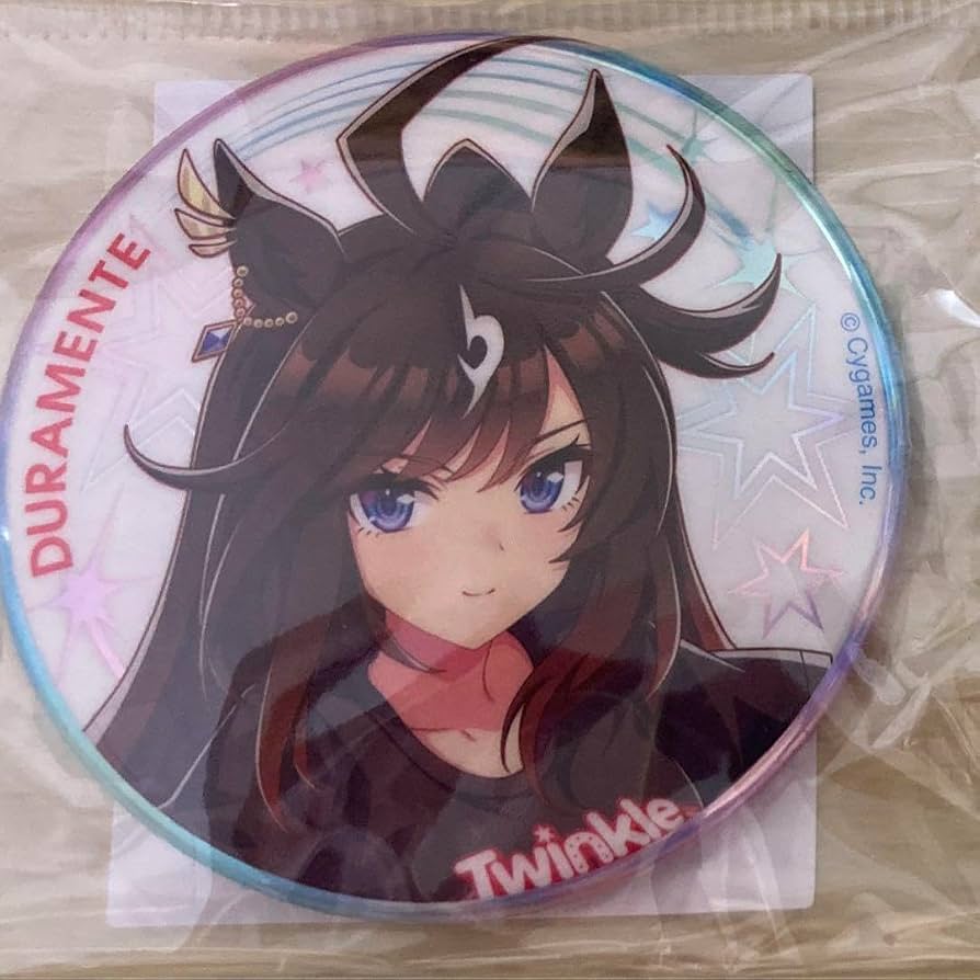 Amazon.co.jp: ウマ 娘 ドゥラメンテ 缶バッジ クルクル : おもちゃ