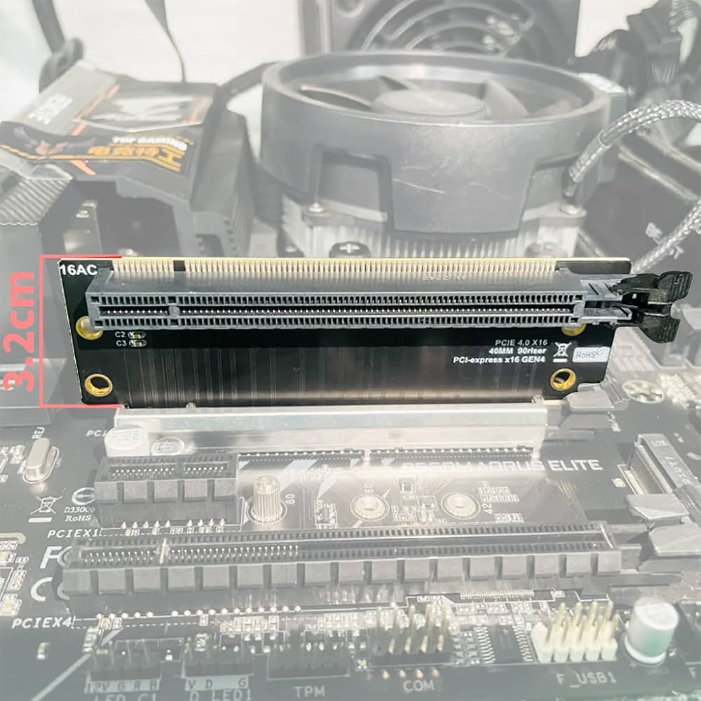 Amazon | JMT PCIE 4.0 X4 X8 to X16 ライザーカードコンバーター PCB