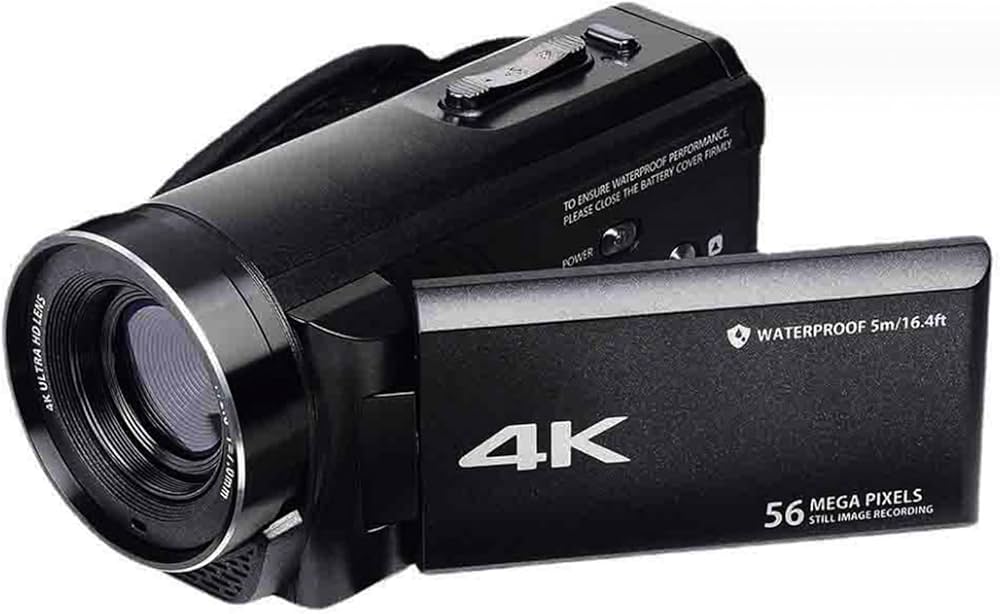 ビデオカメラ POV.HD Amazon | ビデオカメラ 4k 小型 5600万画素 本機防水
