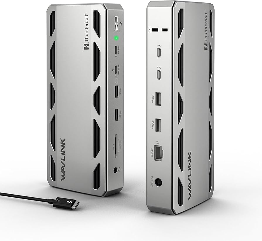 Amazon | WAVLINK Intel認証 Thunderbolt 5 ドッキングステーション 12