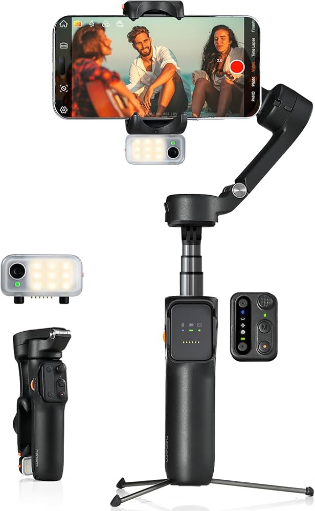 Amazon.co.jp: hohem V3 ジンバル 3軸スマホジンバル AI自動追跡 13