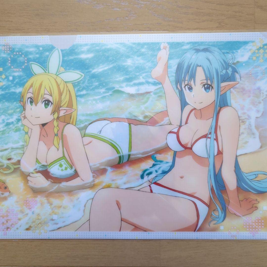 Amazon.co.jp: (62)sao/水着 a4クリアファイル/ソードアートオンライン