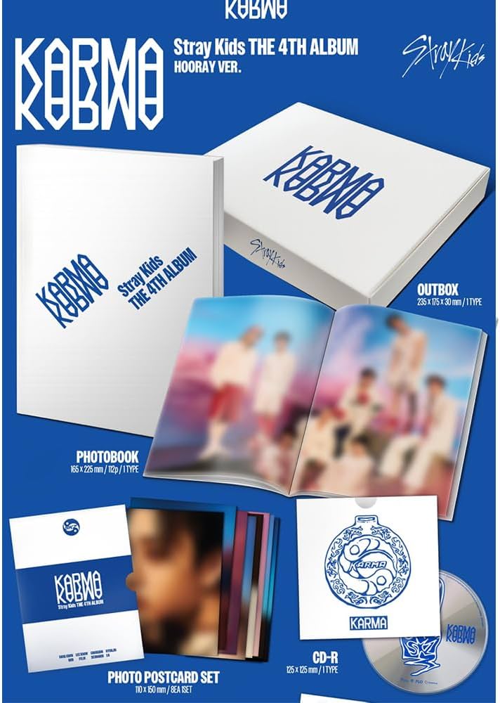Amazon.com: STRAY KIDS KARMA [CEREMONY Ver.] 4th Album + Pre-Order