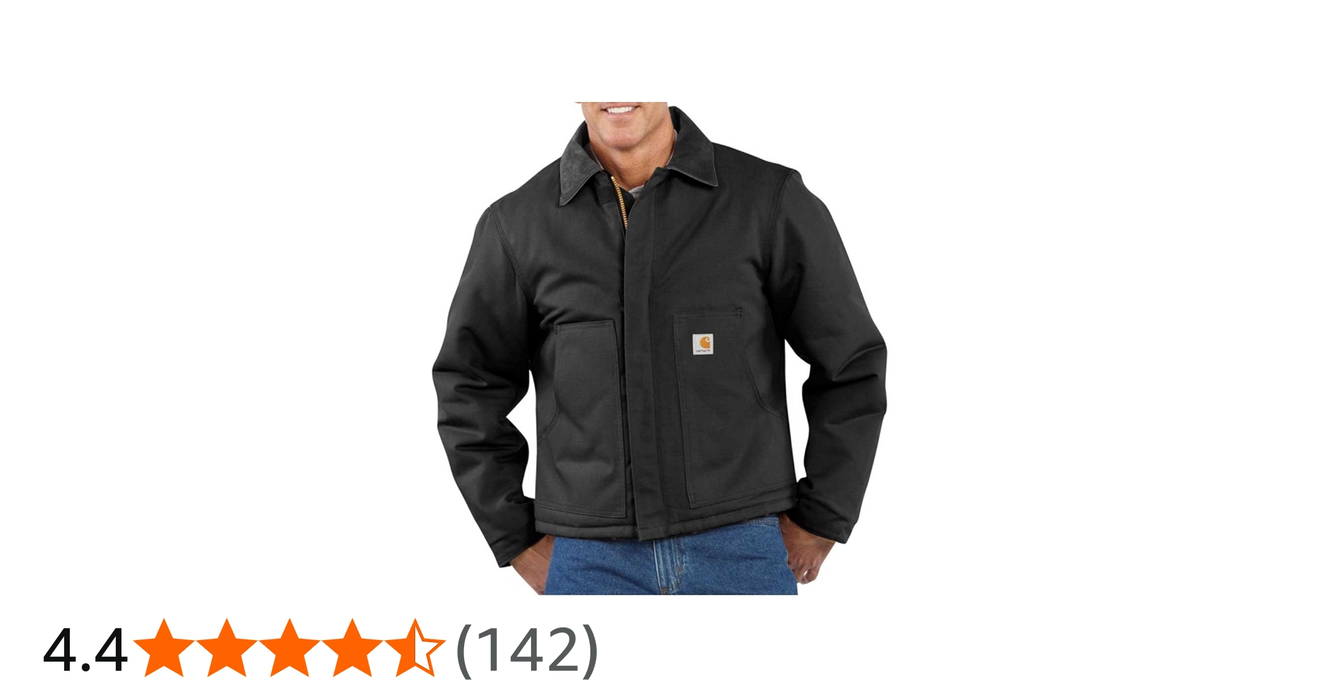Amazon | Carhartt メンズ 防寒用 キルトの裏地 ダック生地 クラシック