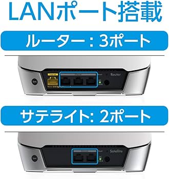 Amazon.co.jp: [メーカー生産終了品] NETGEAR Orbi WiFi6 Mini