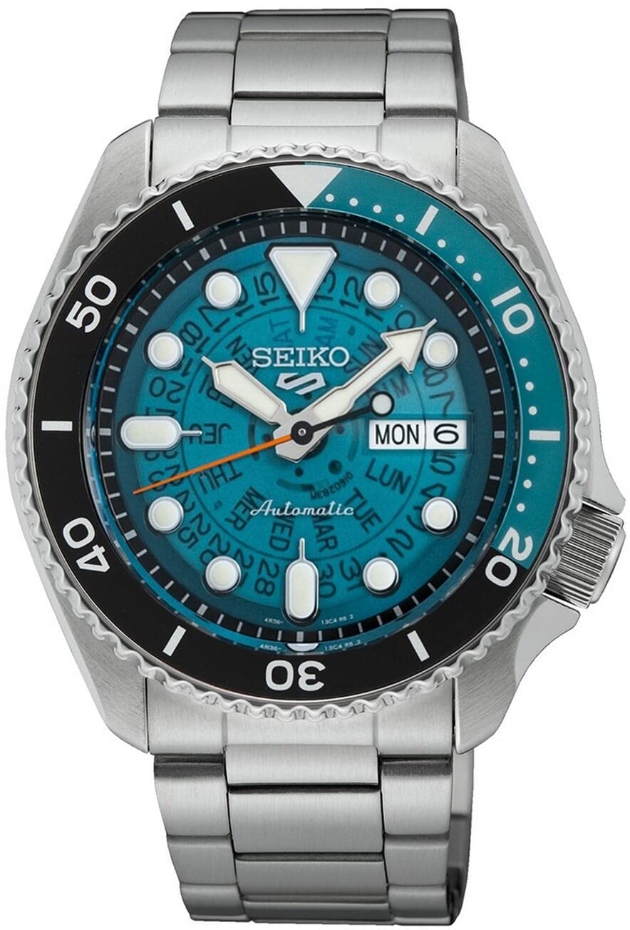 Amazon.co.jp: SEIKO 5 スポーツ 自動 ティール ダイヤル メンズ