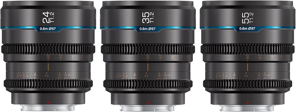 Amazon.co.jp: SIRUI Night Walker T1.2シネマレンズセット, 24mm